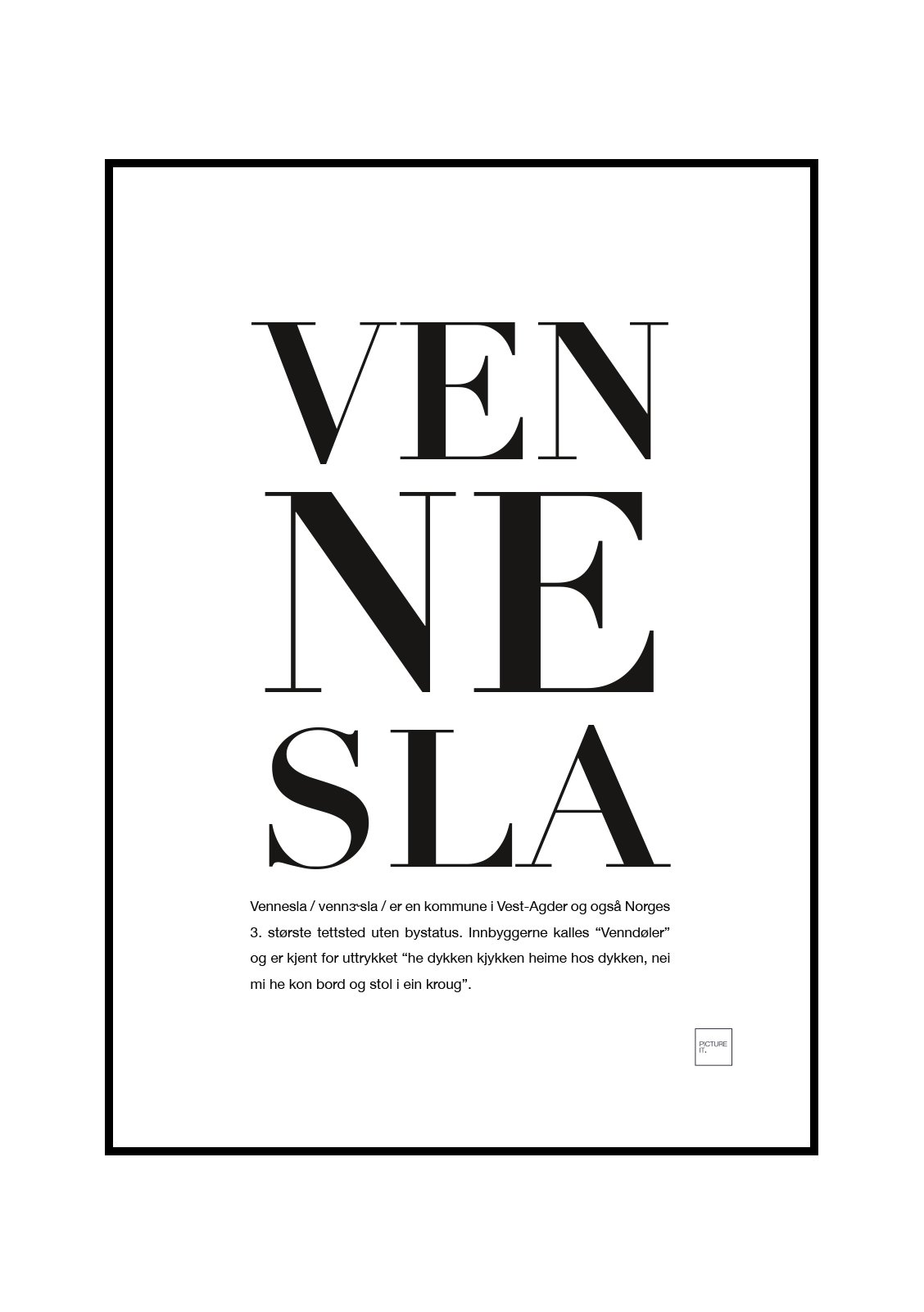 VENNESLA-poster