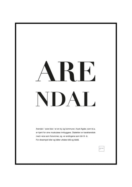 arendal poster