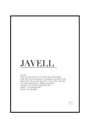 javell poster