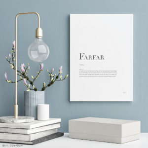 FARFAR-30x40cm