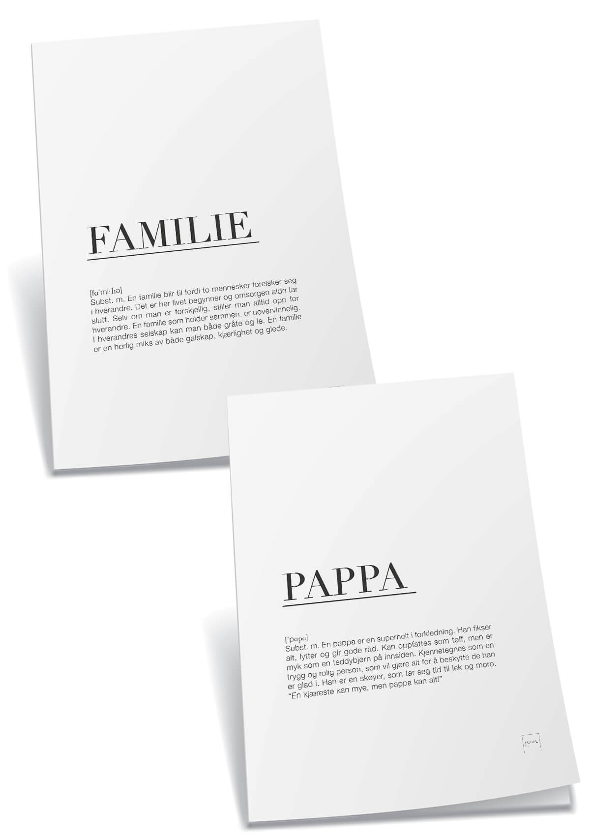 PAPPA + FAMILIE A5 - Pictureit.no