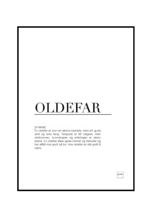 oldefar poster