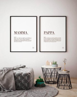 mamma-pappa-poster-fra-pictureit