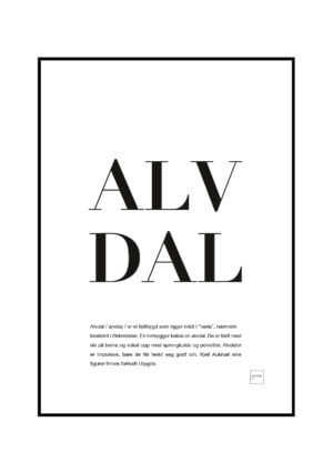 alvdal poster