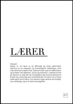 LÆRER-POSTER