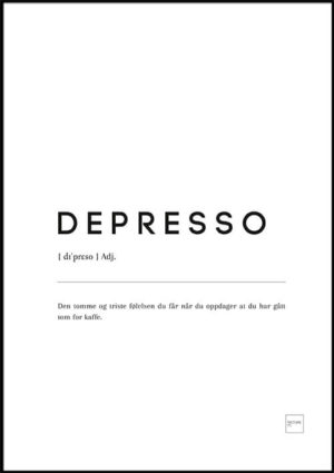 Depresso poster