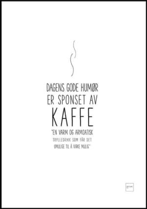 Kaffe poster