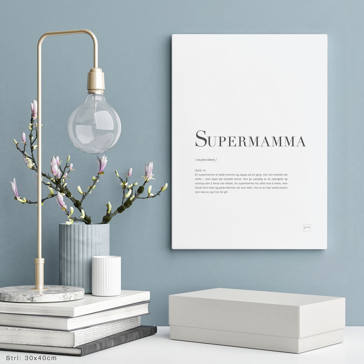 SUPERMAMMA-30x40cm