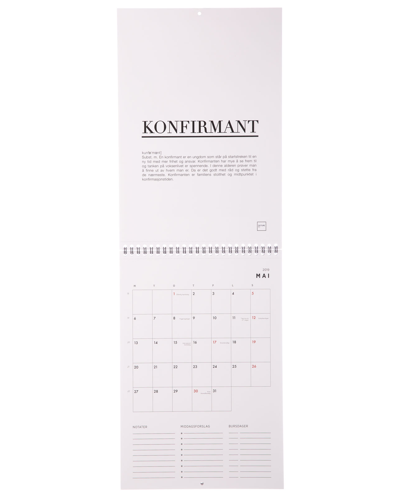 Kalender 2019 – Mai