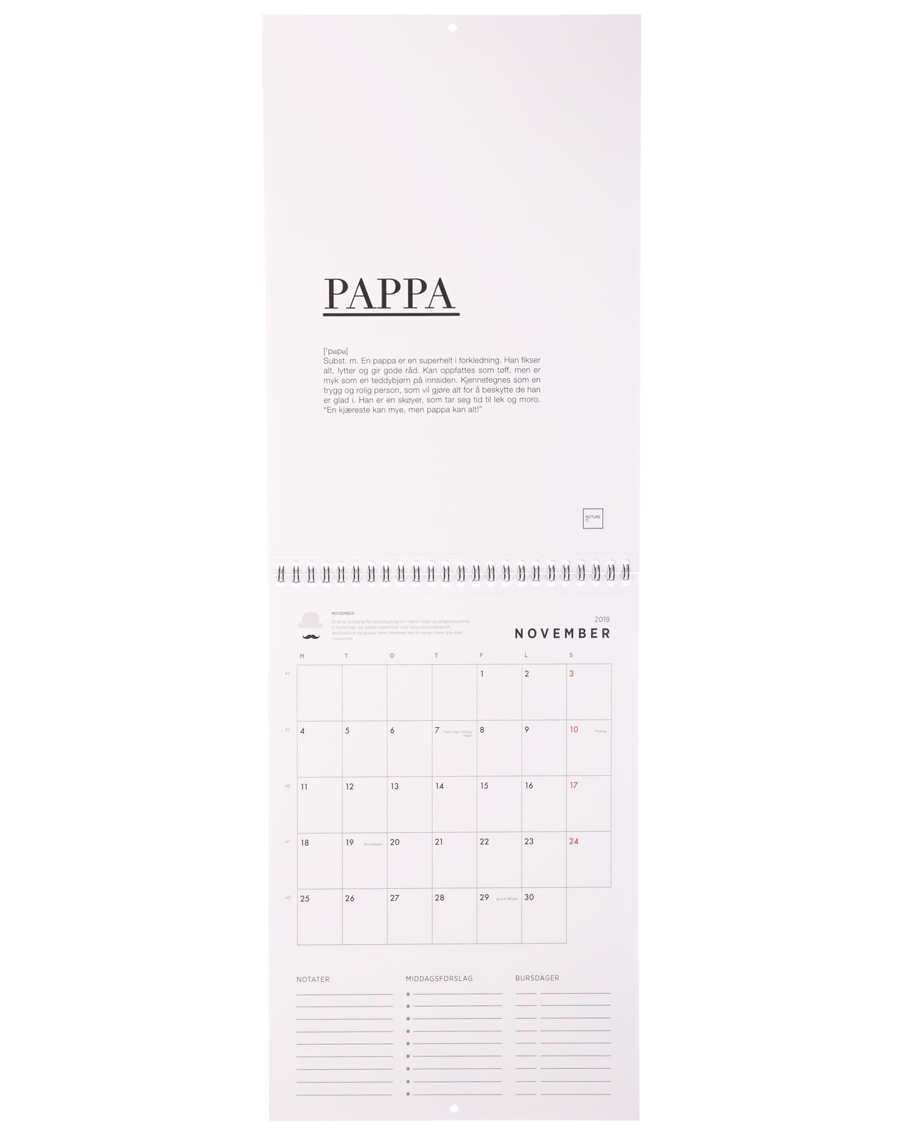 Kalender 2019 – November