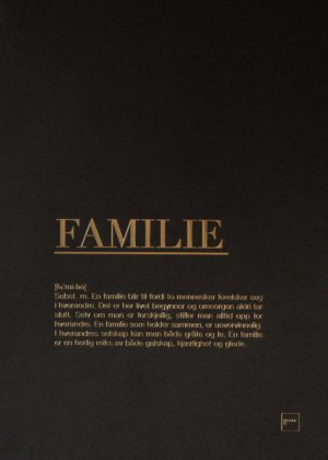 FAMILIE gull poster