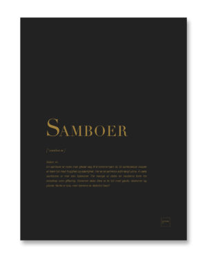 Samboer poster