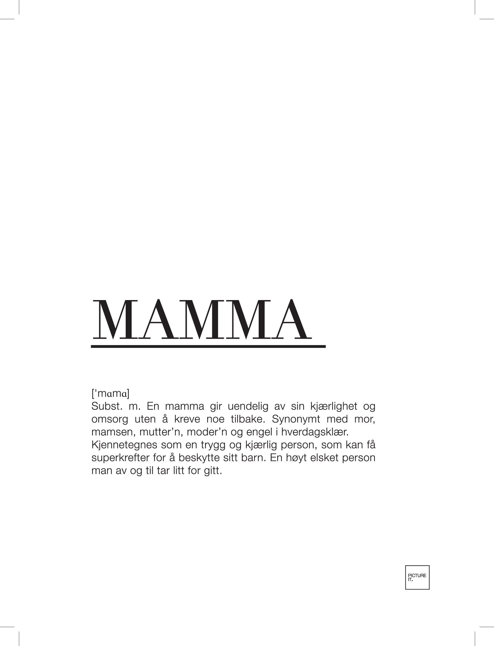Mamma-A5-kort