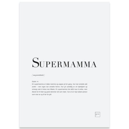 Supermamma kort