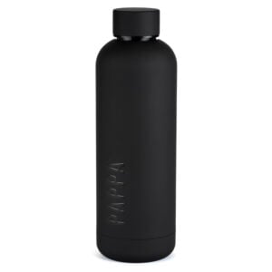 Matt sort termoflaske "PAPPA"