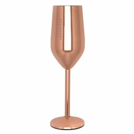 Småbrisen champagneglass i roségull