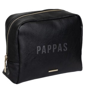 toalettmappe-vegansk-skinn-sort-med-teksten-pappas