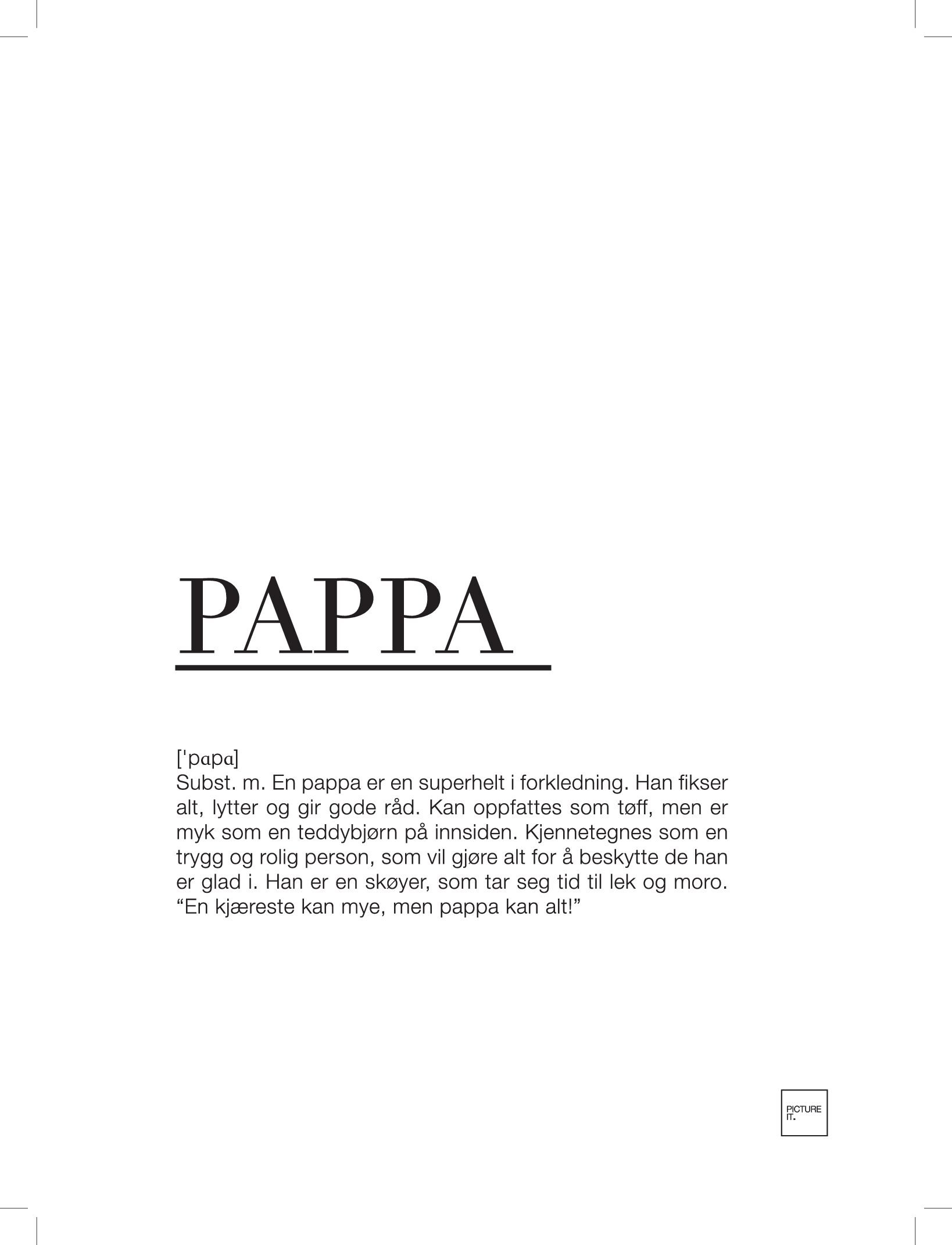 Pappa-30×40