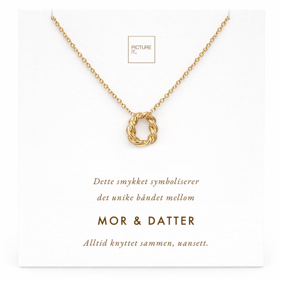 Mor & Datter – Evig bånd halskjede