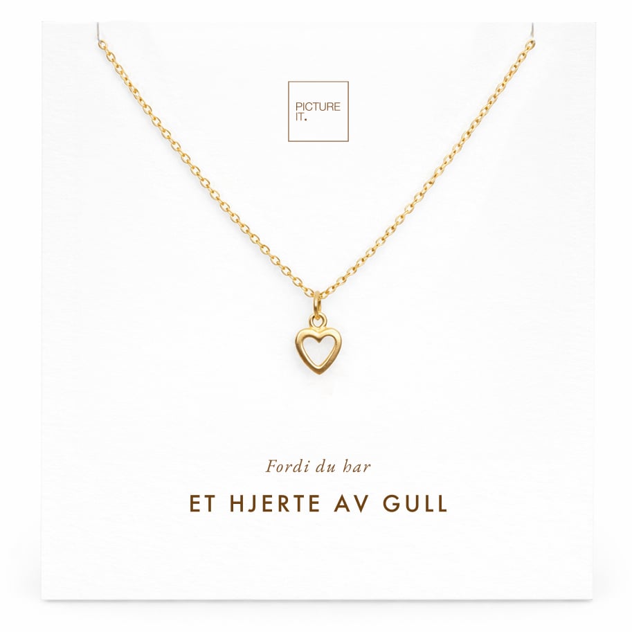 Hjerte av gull halskjede 10239 Hjerte av gull halskjede 10239