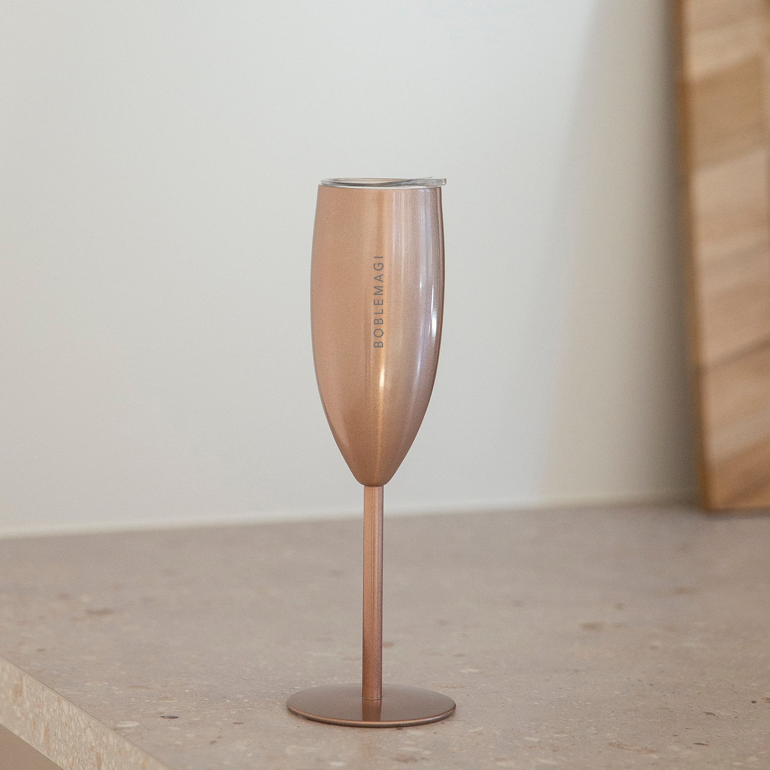 BOBLEMAGI roségull termo-champagneglass BOBLEMAGI roségull termo-champagneglass