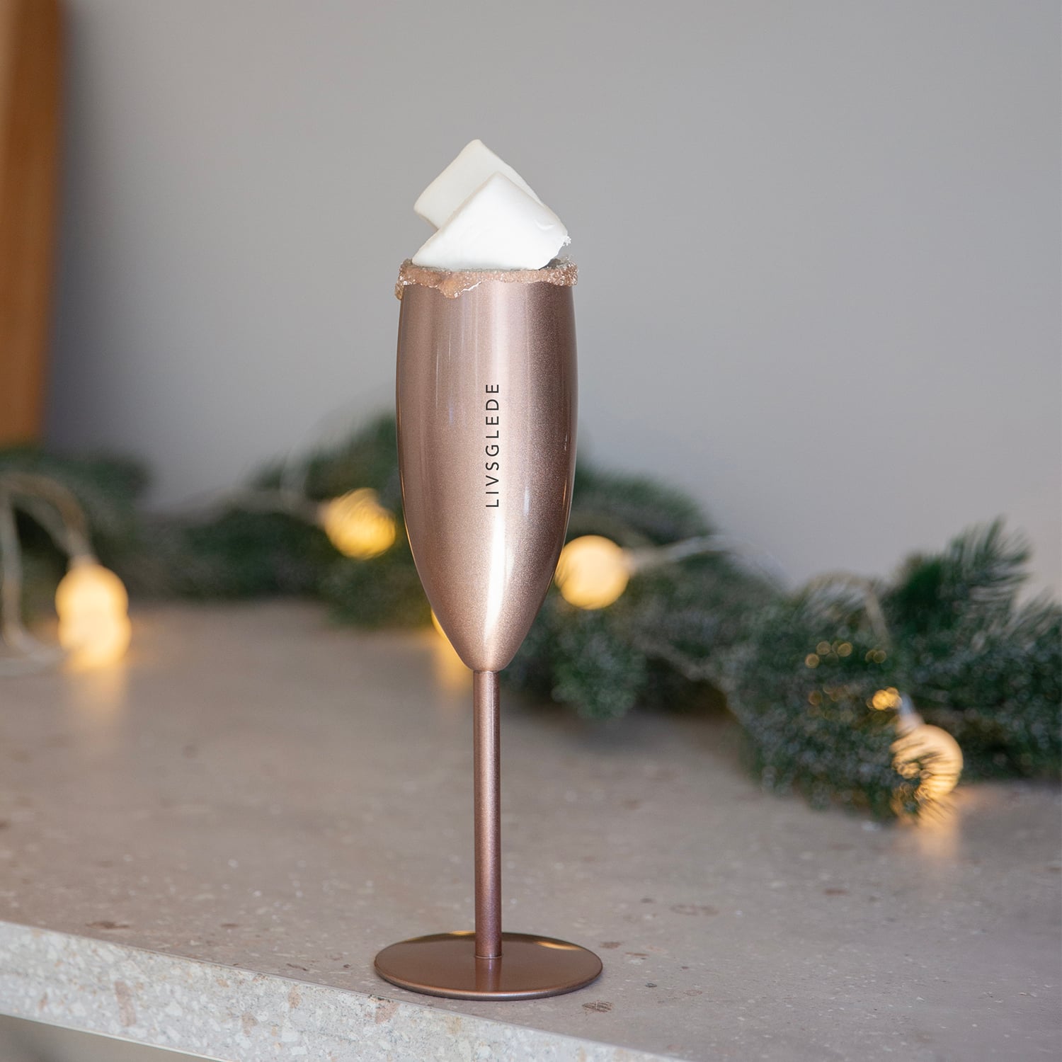 Roségull termo-champagneglass LIVSGLEDE Roségull termo-champagneglass LIVSGLEDE