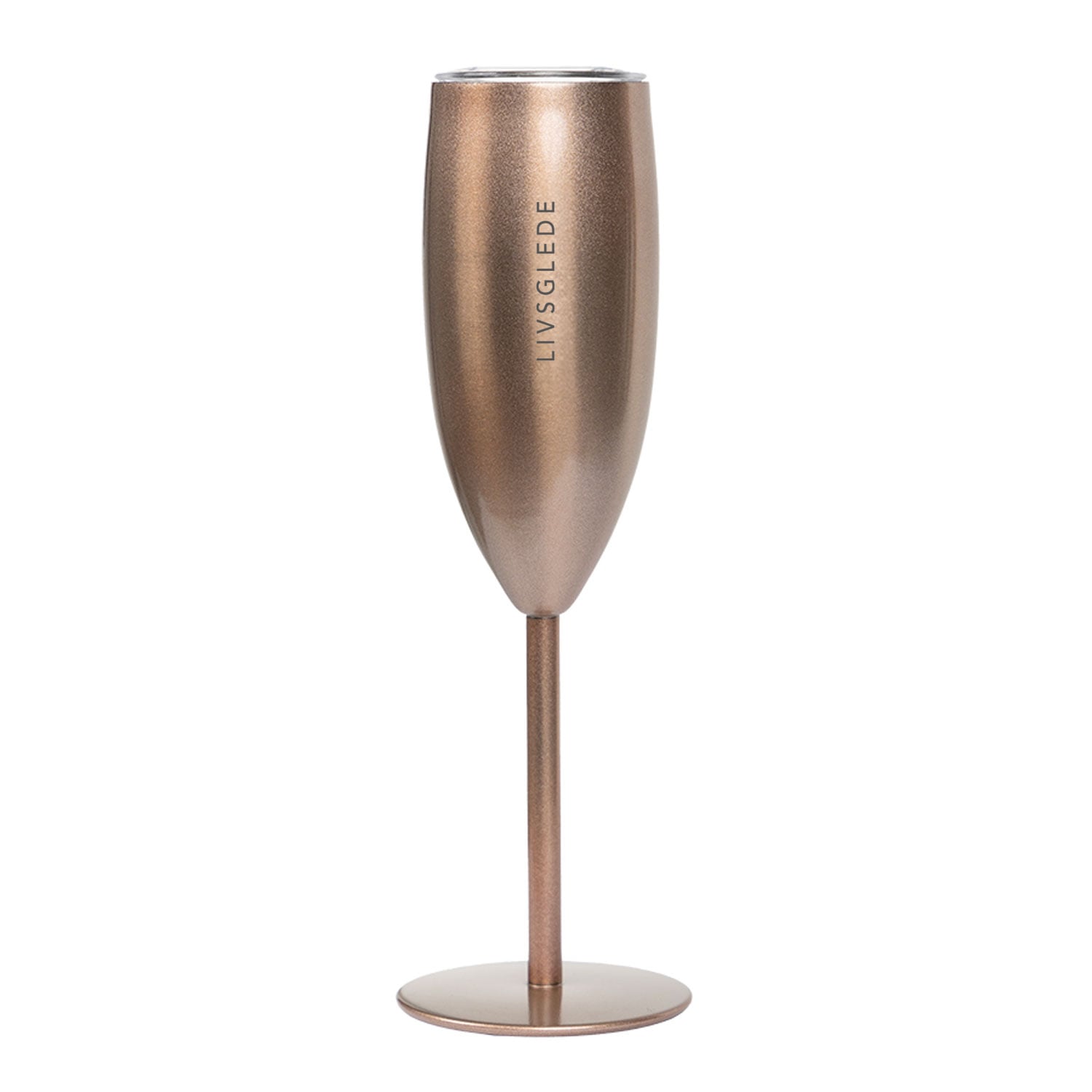 Roségull termo-champagneglass LIVSGLEDE