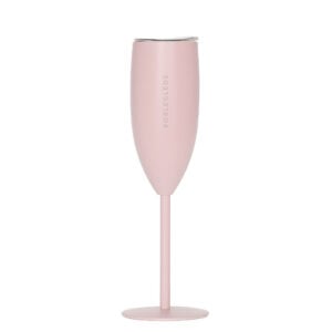 BOBLEGLEDE dus rosa termo-champagneglass